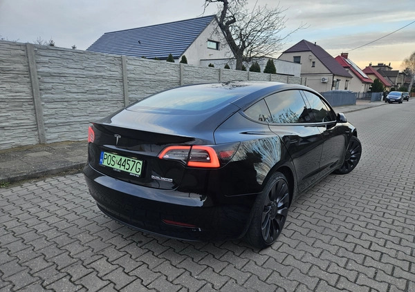 Tesla Model 3 cena 145700 przebieg: 44000, rok produkcji 2021 z Wrocław małe 562